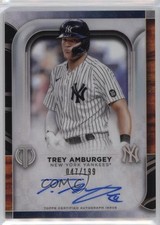 2022 Topps Tribute Tribute Auto 47/199 Trey Amburgey #TA-TAM Auto v1x