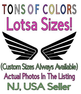 #ad #ad Honda Wings L R Die Cut Vinyl Decals No quot;HONDAquot; Dirtbike CR Motorcycle ATV $9.99