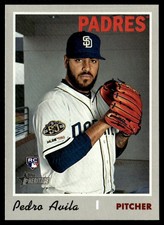 2019 Topps Heritage Pedro Avila Rookie San Diego Padres #684