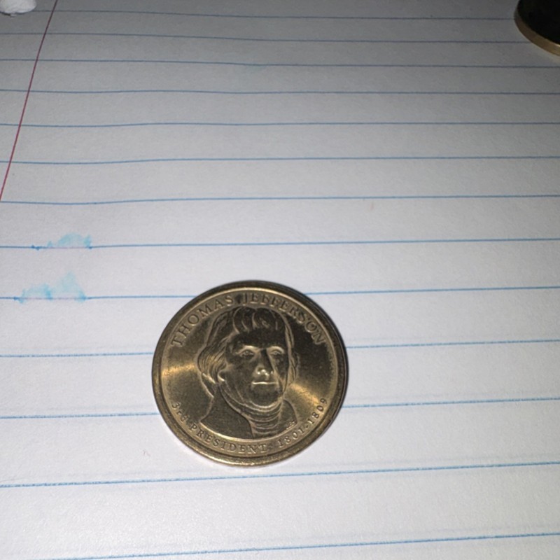 Thomas Jefferson Presidential $1 Coin United States Dollar