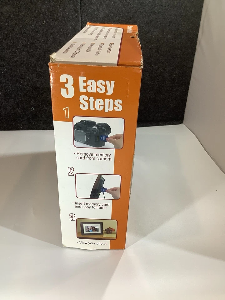 Smartparts Digital Picture Frame 7” Up To 2000 Pictures Wood Look - Image 2 of 4