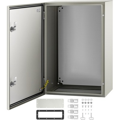 VEVOR 16'' 20'' 24'' Carbon Steel Electrical Enclosure IP65 Wall Mount Junction