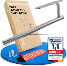 Premium Küchenrollenhalter Ohne Bohren (Zum Einhändig Abreißen) Zewa Rollenhalte