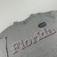 Vintage Savvy Florida Gators T-Shirt Grey Waffle Mesh XL Made in USA NCAA