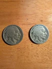 2 BUFFALO NICKELS Dates 1923 & 1936 Fast Free Shipping