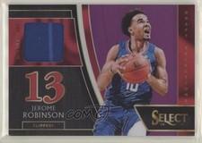 2018 Select Draft Selections Memorabilia Purple Prizm 82/99 Jerome Robinson 7i2