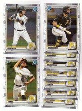 2020 Bowman Draft Chrome - PITTSBURGH PIRATES Team Set w/ Nick Gonzales