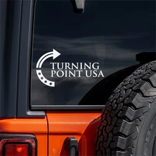 Turning Point USA Decal Sticker Car Truck Window Vinyl Political Conservative