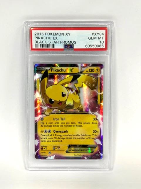 Pikachu EX Black Star Promos XY84 Pokemon 2015 PSA 10 GEM MINT - POP 81