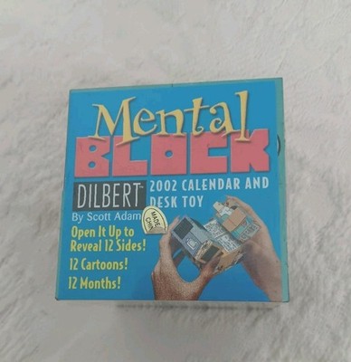 Dilbert 2002  Mental Block Desk Calendar  Sealed New Unopened Andrews McMeel