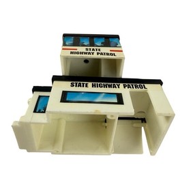 Vtg Galoob Micro Machines Street Corners Lot Shell Station City Motors Map 1980s
