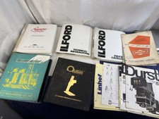 Vintage Darkroom Photography Catalogs Binders Manuals Omega Ilford Durst Linhof