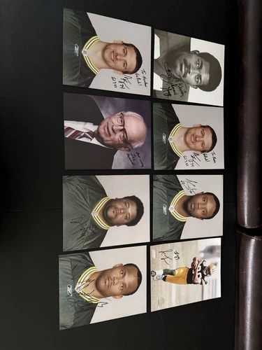 Green Bay Packers autographed photos Bundle Pack Of 8 .