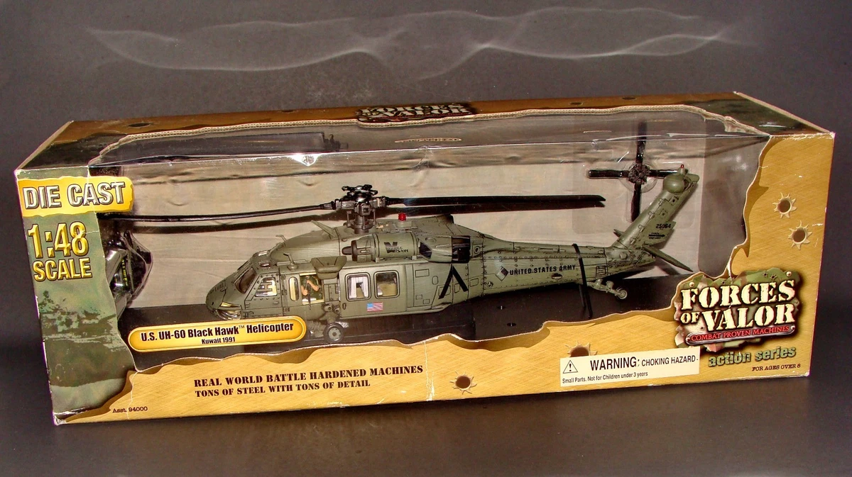 1:48 Forces of Valor Unimax DieCast U.S Army UH-60 Black Hawk