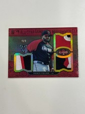2016 Topps Triple Threads Prince Fielder #TTASP-PF Ruby Relic 4/9 Memorabilia
