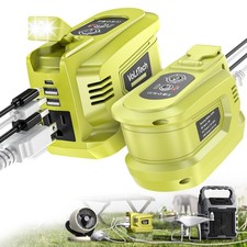 2Pcs 200W Power Inverter for Ryobi/VoLtTech 18V Battery to AC 110V, USB, Type-C