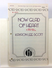 Now Glad Of Heart Scott Choral Sheet Music Octavo Choir Organ SATB Lot 10