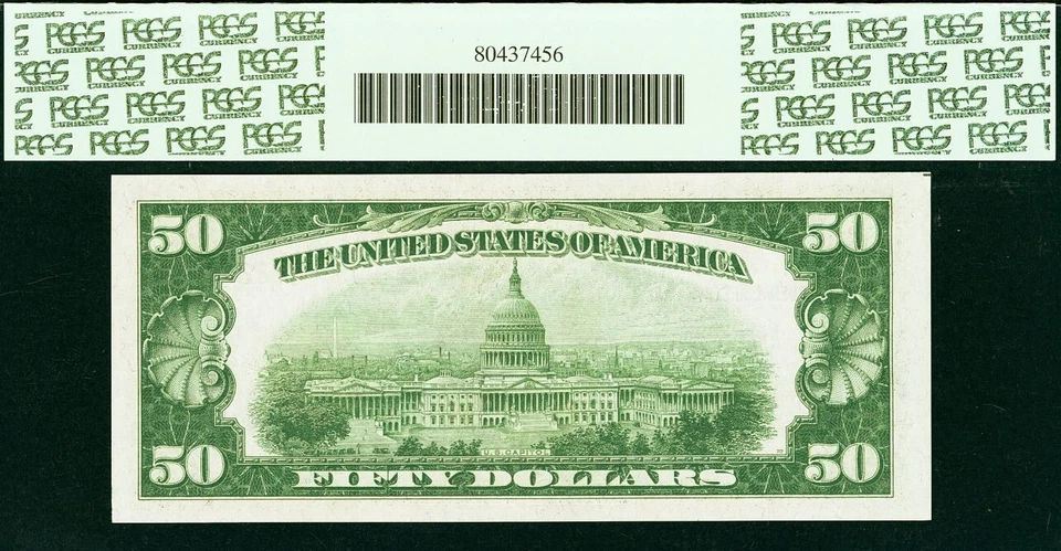 1929 $50 National Currency PCGS Gem 66PPQ - FRBN New York - 2nd Highest Graded - Image 4 of 4