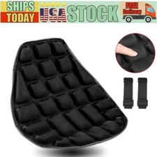 1X Motorcycle Seat Pad Comfort Cushion Shockproof Cover Pillow Relief Universal