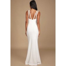 NWOT Lulus Forever Crush White Mermaid Maxi DressSize XS MSRP $118