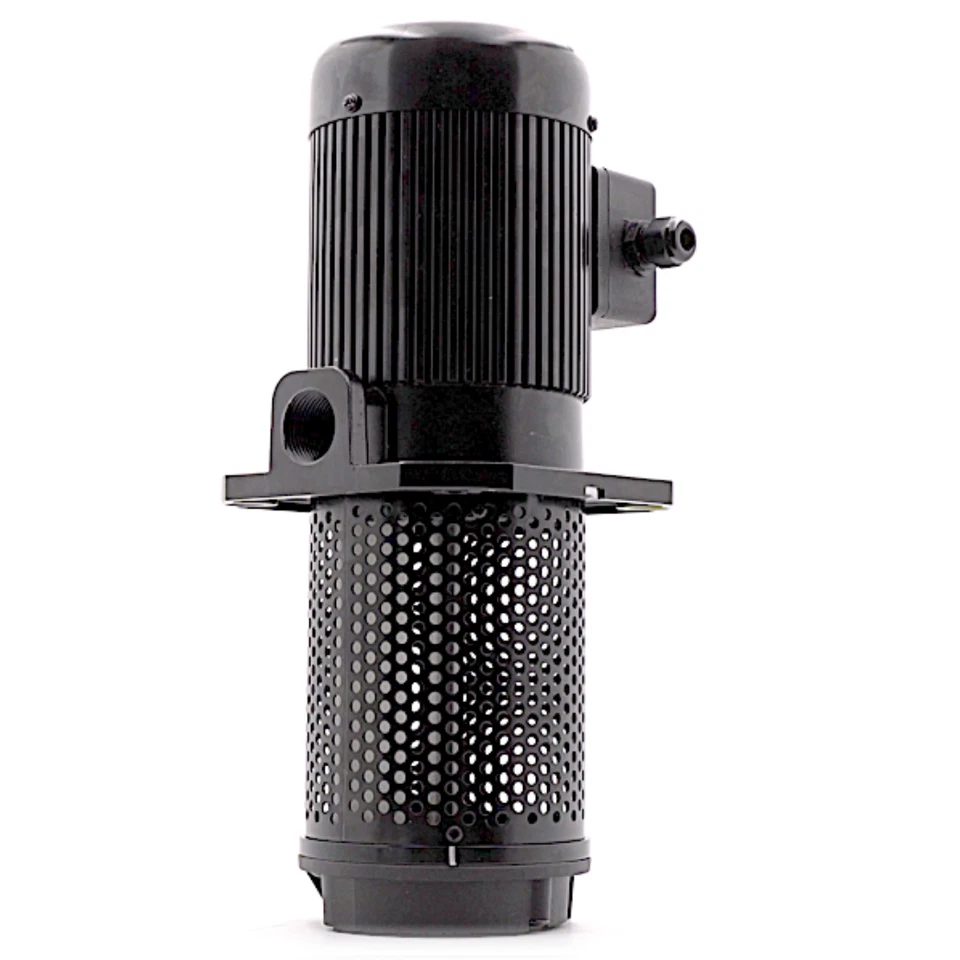 Eje de bomba de refrigerante de 1/4 HP 180 mm 7", 3 PH 220/440V, NPT 1/2", máquina de torno CNC Foto 3 de 4