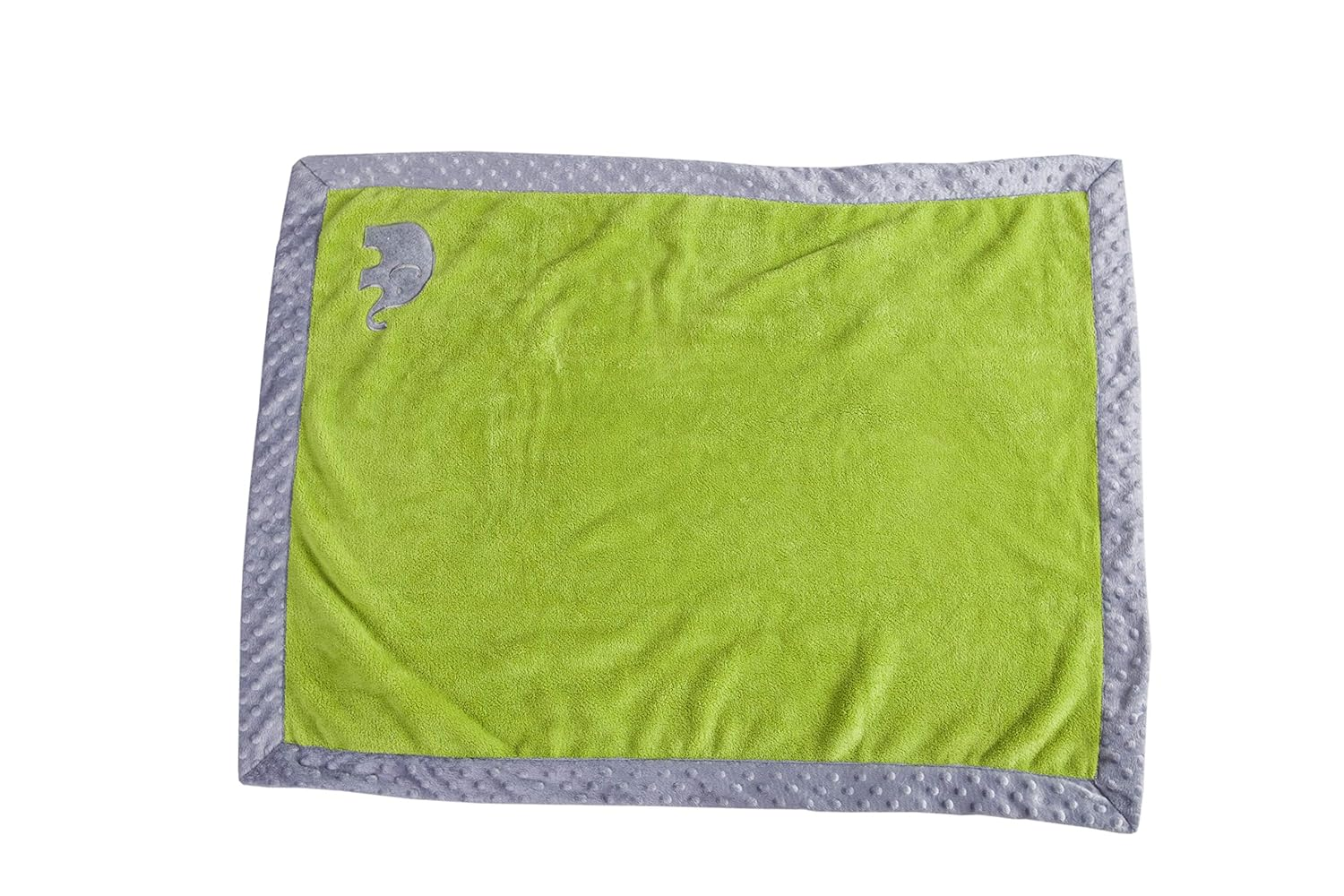 Elephants Blankets, Lime with Grey Border eBay