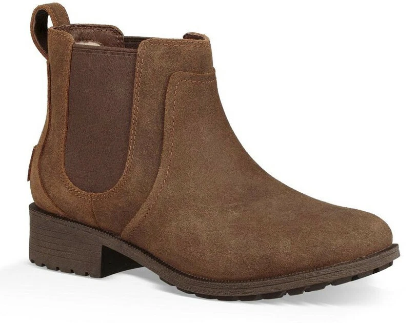 NIB UGG Bonham II Water Resistant Leather Chelsea Gore Bootie US 6