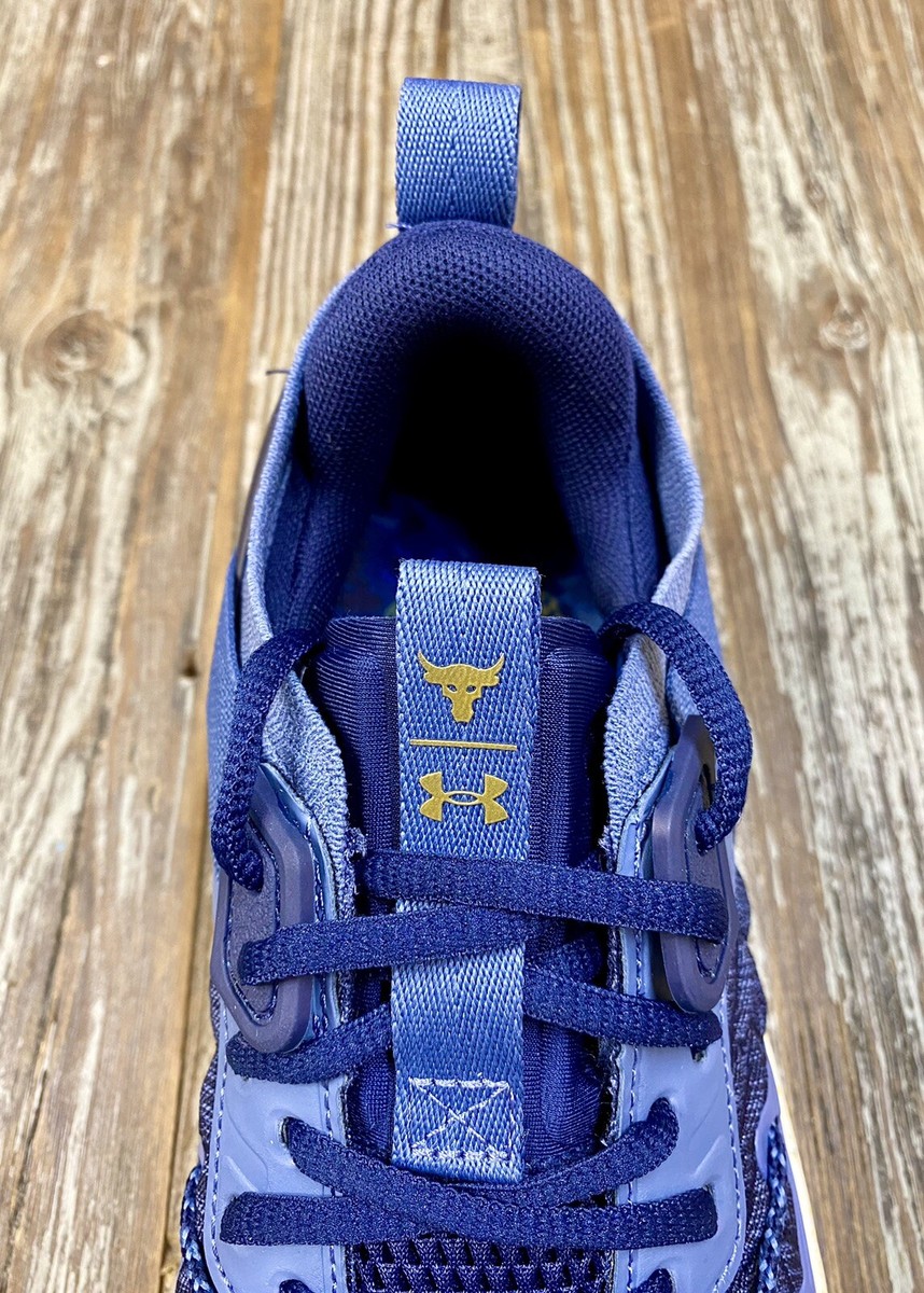 Under Armour Project Rock 6 Blue Gym Training Shoes 3026534-400