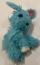 Moose Little Live Scruf A Luvs Pets Blue Bunny Rabbit Plush Soft Toy 9” Furry