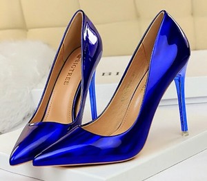 electric blue ladies shoes