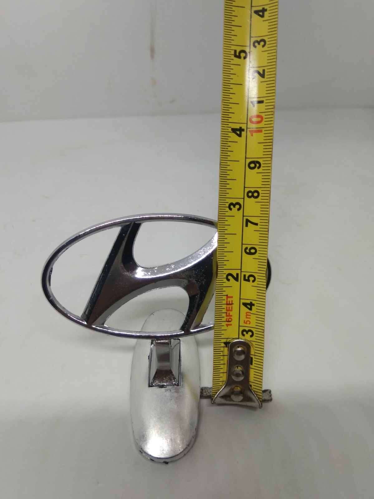 Chrome Hyundai Front Hood Ornament Emblem Badge NOS eBay