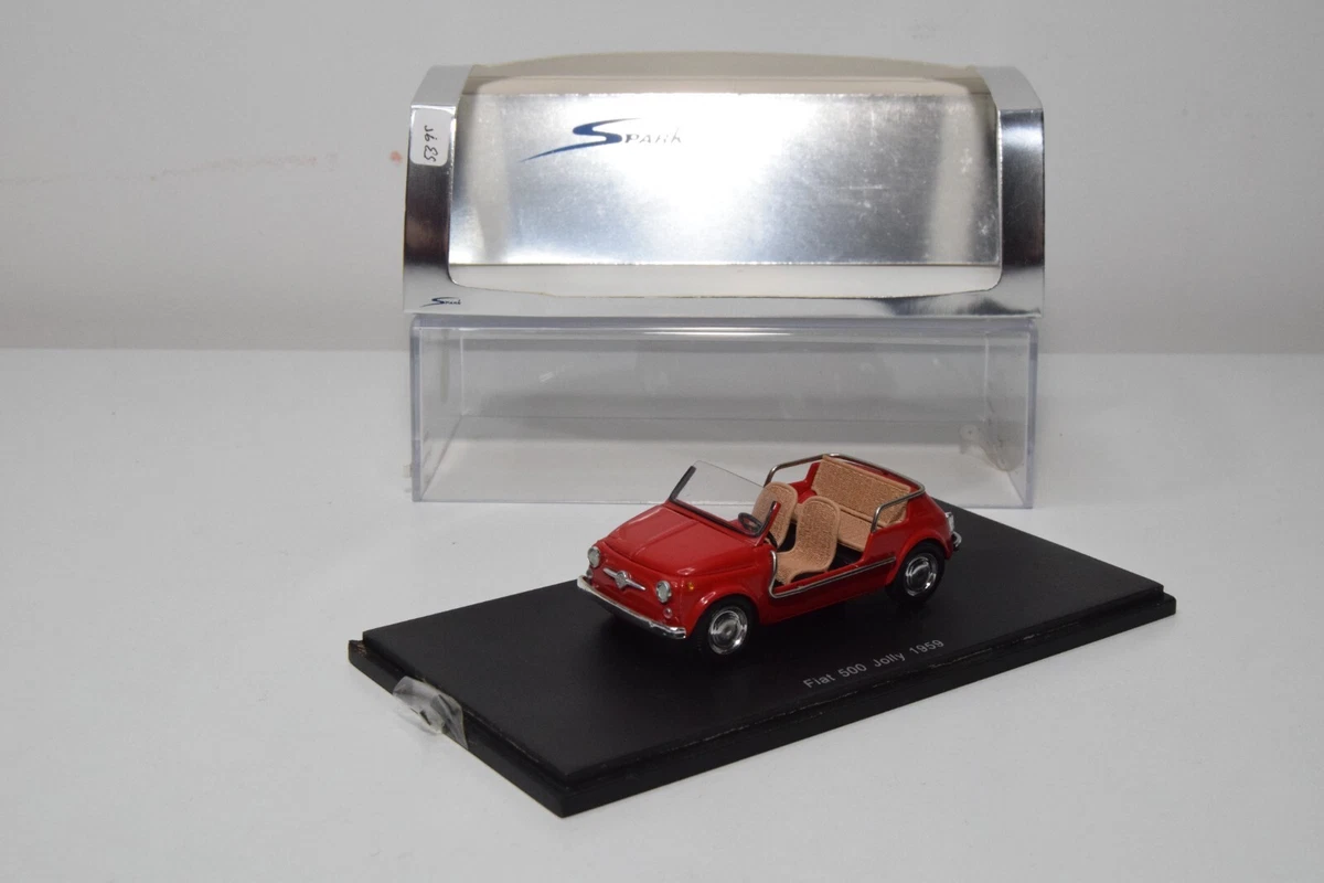 Miniature Spark 1/43 Fiat Abarth 695SS Assetto Corsa 1965 - Blanche (Résine)