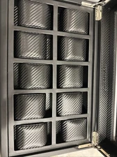 Houndsbay Yachtsman Vegan Leather Watch Jewelry Case 10 Slots With Pull Out Draw