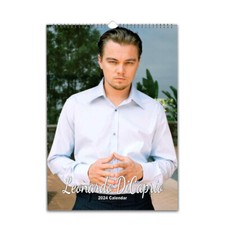 Leonardo DiCaprio Full Photo 2027/28 Calendar Personalised Choose Start