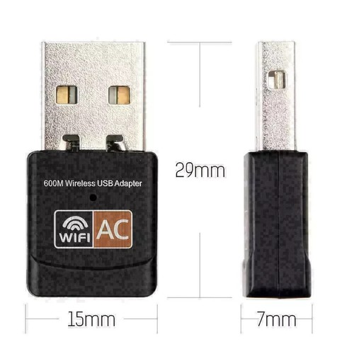 Lot of 100 x AC600 Mbps Dual Band 2.4/5Ghz Wireless USB Mini WiFi Network 802.11 - Picture 7 of 12