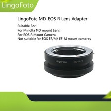 LingoFoto MD-EOS R Lens Adapter for Minolta MD Lens to EOS R RF Mount Camera