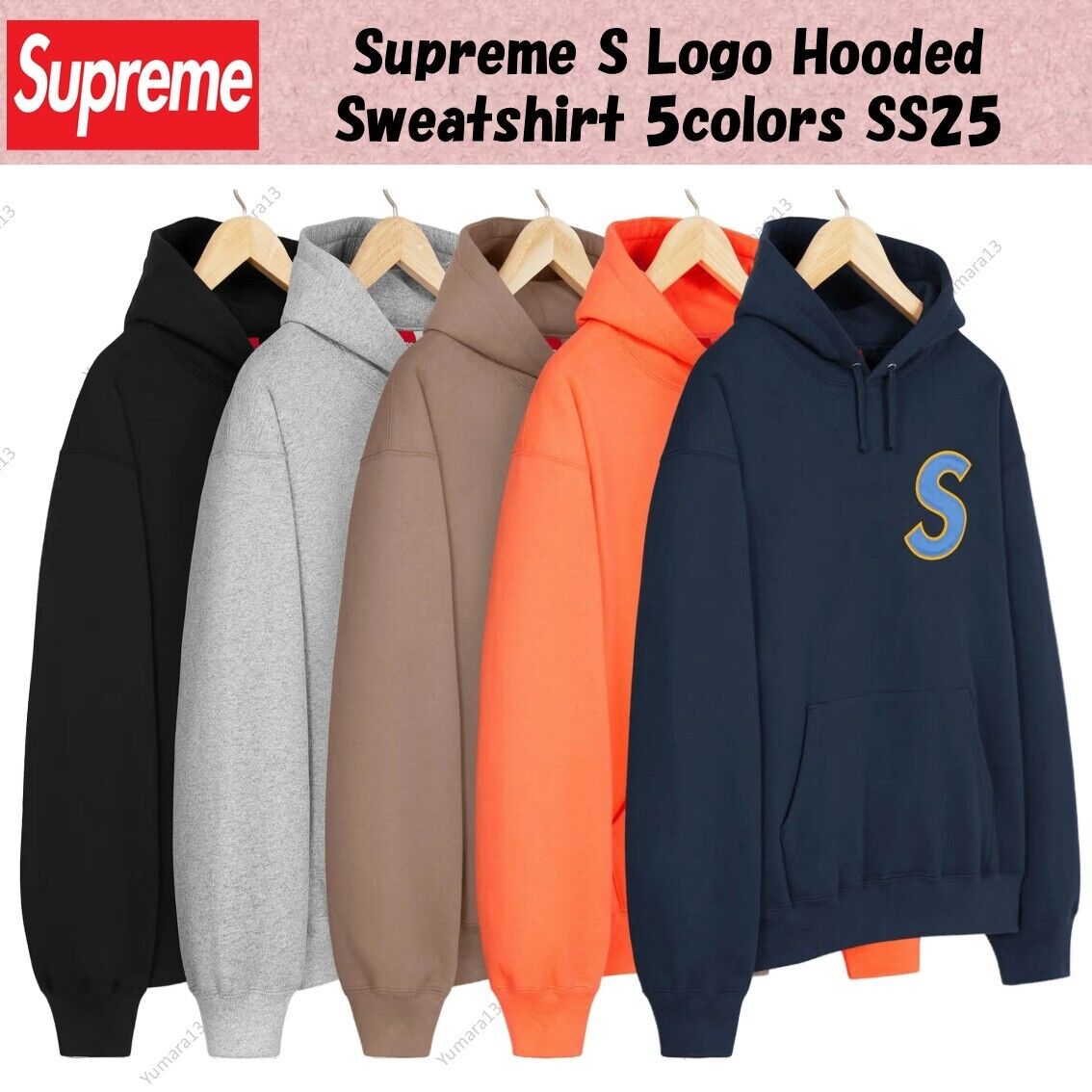 ★25SS WEEK5★Supreme S Logo Hooded Sweatshirt Supreme S Logo Hooded Sweatshirt 5colors SS25 | eBay