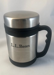 Ll Bean Insulated Travel Steel Cold Or Hot Thermos Cup 16 0z Ebay