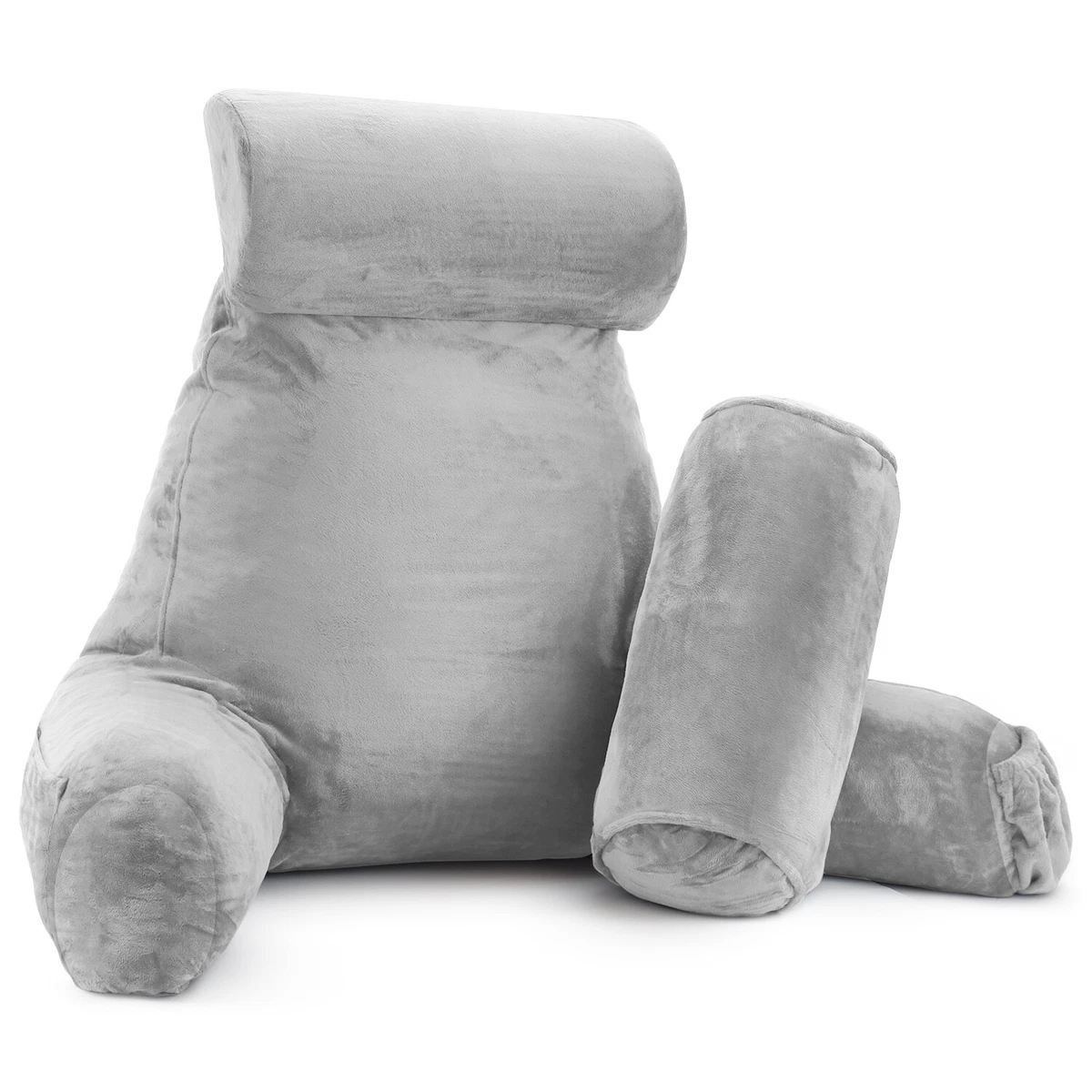 Large Soft Foam Reading TV Relax Pillow 2 Neck Lumbar