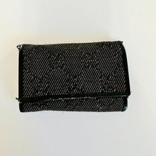 AUTHENTIC GUCCI SIGNATURE LOGO GG KEY HOLDER CASE VINTAGE ITALY 04564.0416