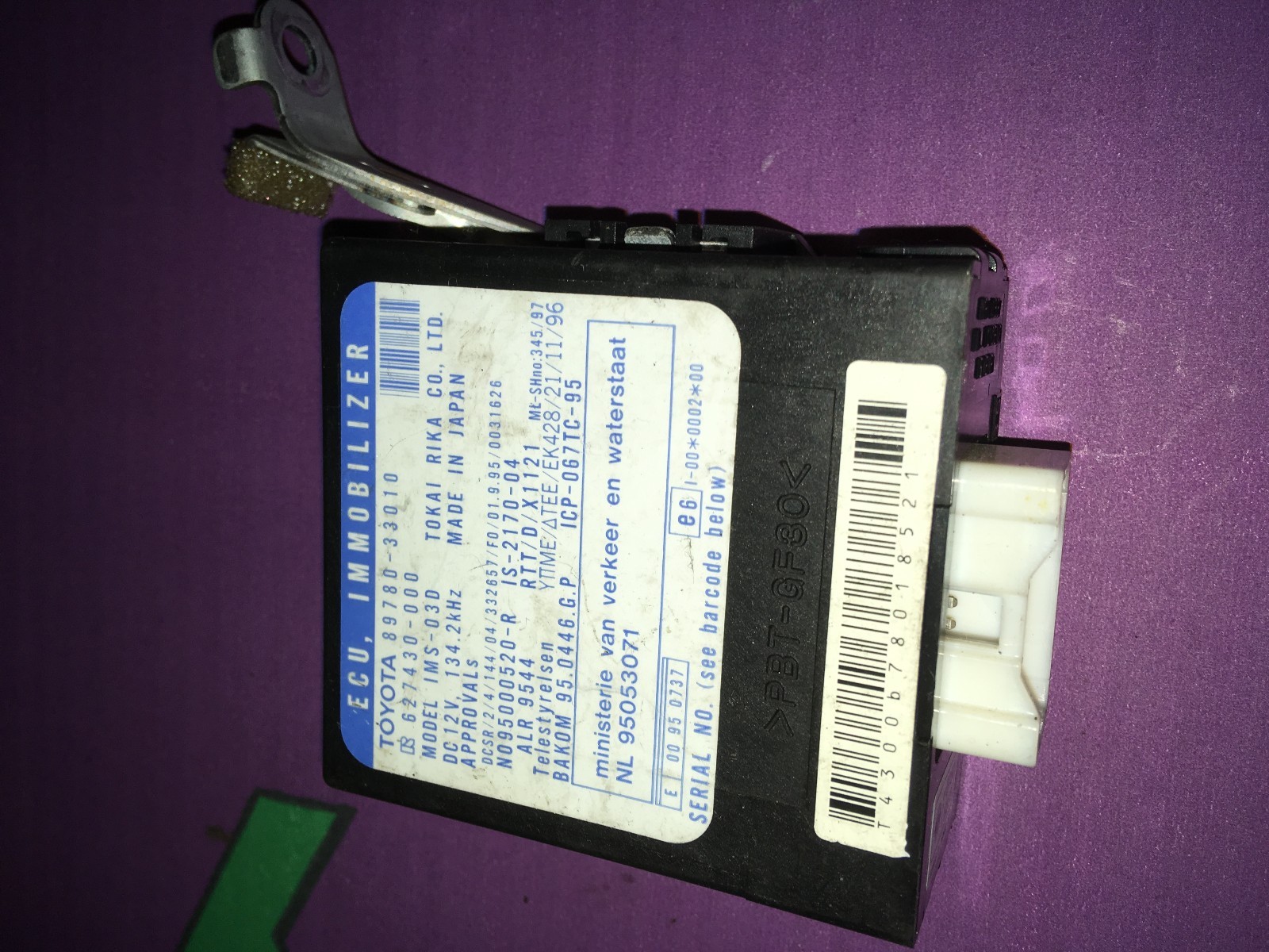 Immobiliser Control Unit 8978033010 Toyota Camry 2.2 (1997) eBay
