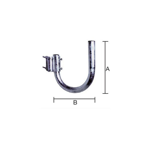 Staffa Supporto Antenna Eightwood NMO Per Foro Da 3/4 - Compatibile Universale Per Radio Mobile