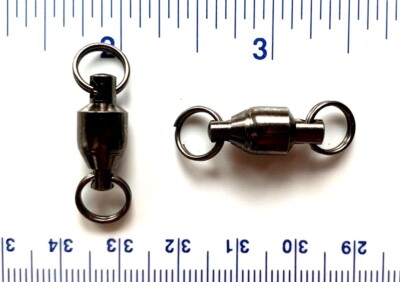 50 GT Ball Bearing Fishing Swivels with Split Rings size 7 (66 pound test)