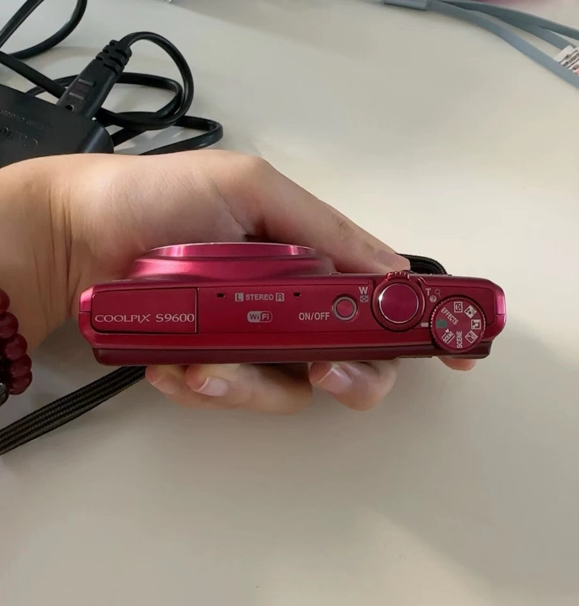 Nikon COOLPIX S9600 Red Compact Digital Camera 16.0MP 22x Optical