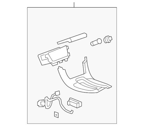 Placa de acabado de consola para Chevrolet Malibu 2008-2010 (N/P 20997059)