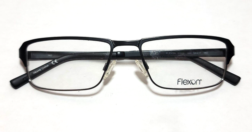 FLEXON E1026 001 SCHWARZ RECHTECKIG VOLLRAND AUTHENTISCH BRILLE GESTELL 54-17-140