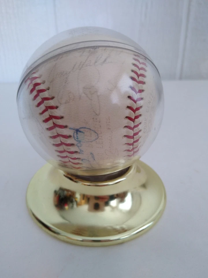 1962 Kansas City Athletics Team Signed Baseball Coach Hank Bauer JoJo White - Image 2 of 4