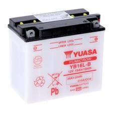 Yuasa Yumicron Battery For Kawasaki 81-82 KZ1100-B GP 1100cc(No Acid Included)