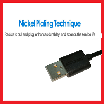 CAVO USB MASCHIO FEMMINA 2.0 TIPO A TYPE A PROLUNGA 3m CAVETTO FILO PER PC DATI - Foto 9