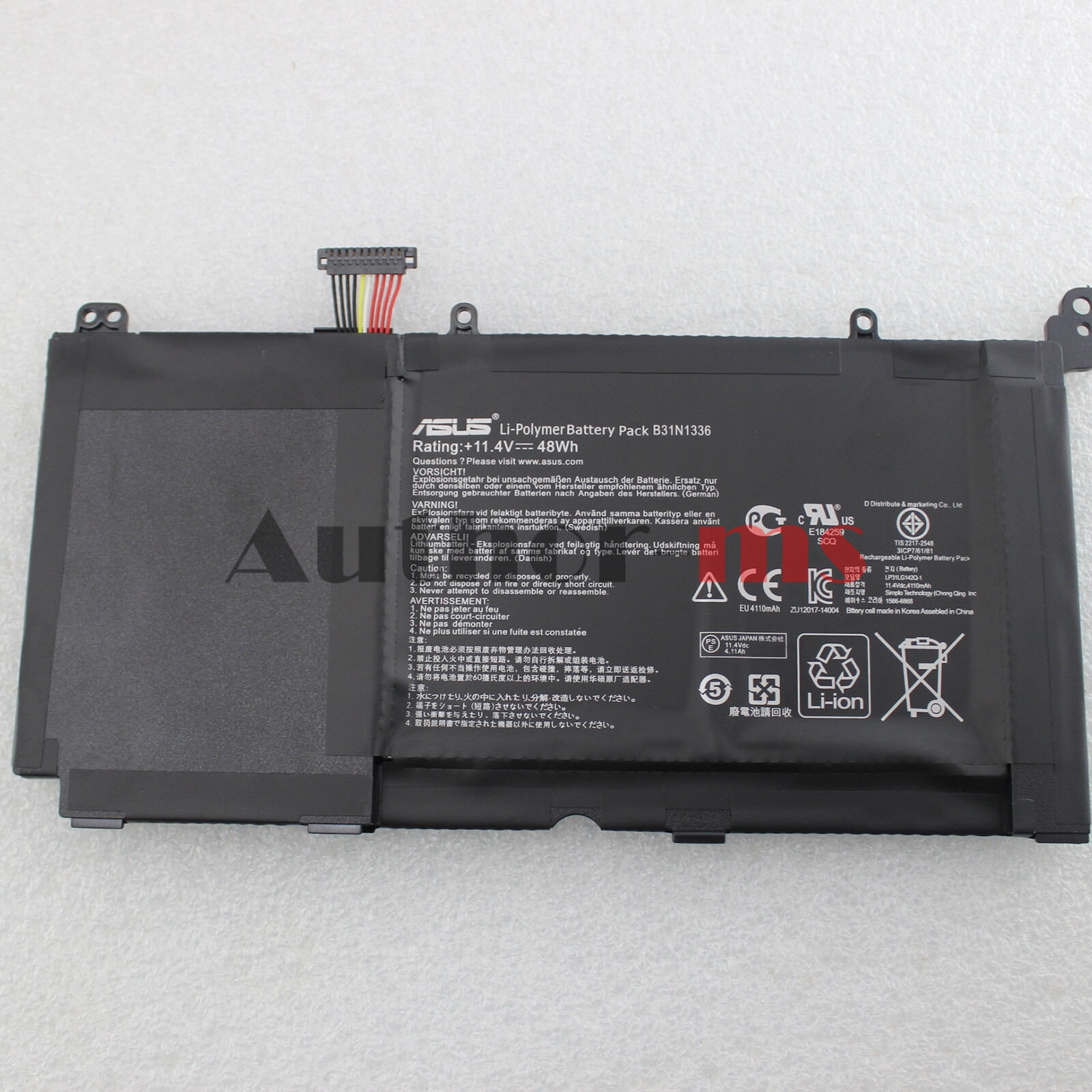 Genuine Battery B31N1336 For ASUS R533L R553LN K551L V551 V551L S551